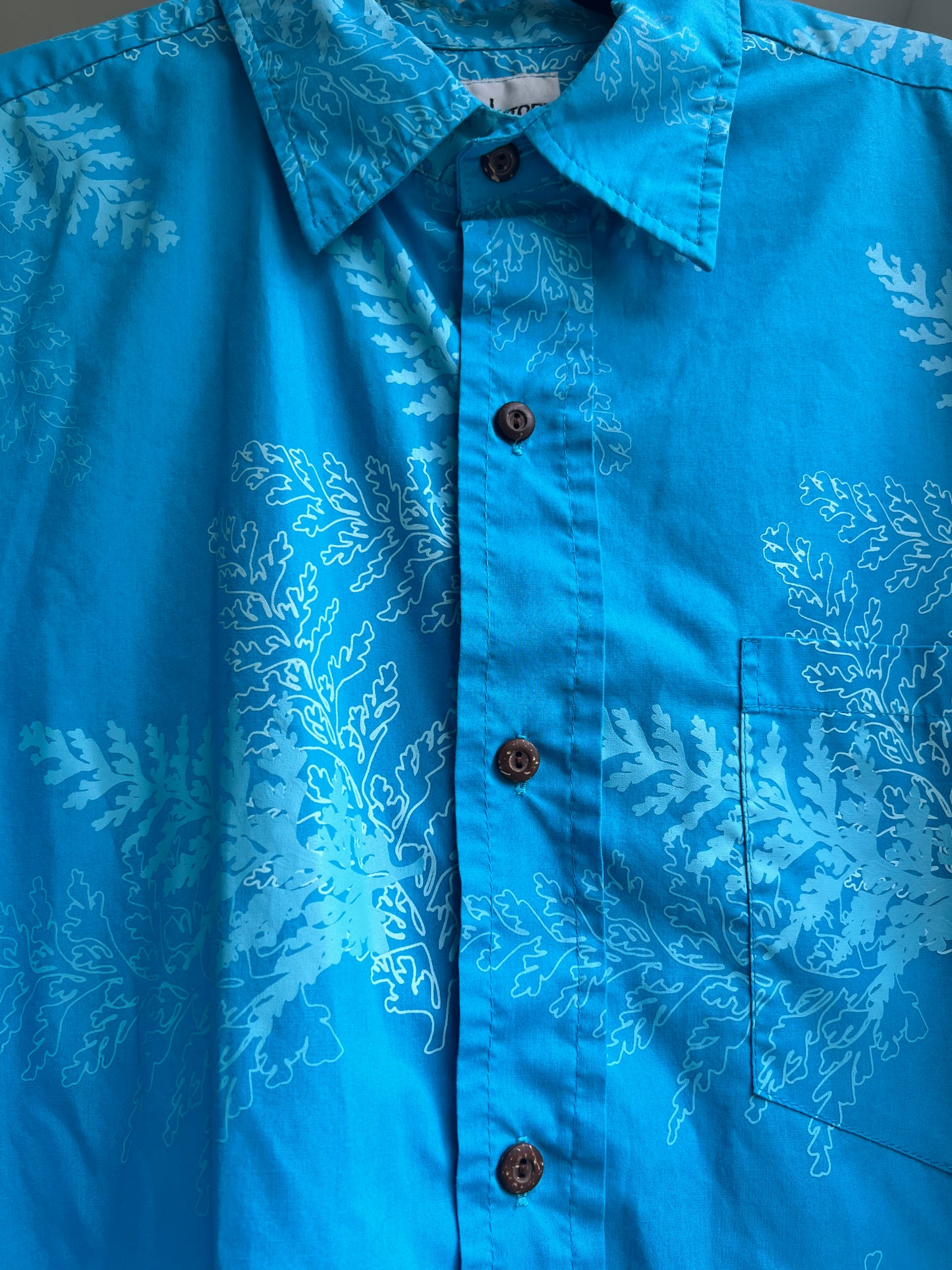 Vintage Authentic Men’s Aloha Shirt Made in Hawaii | T&L Muumuu Factory, Size XL