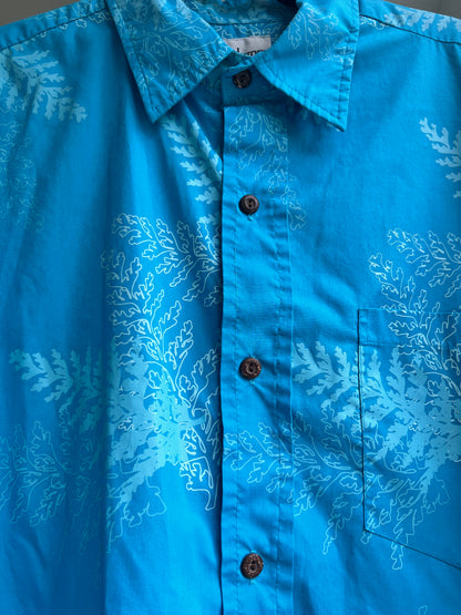 Vintage Authentic Men’s Aloha Shirt Made in Hawaii | T&L Muumuu Factory, Size XL