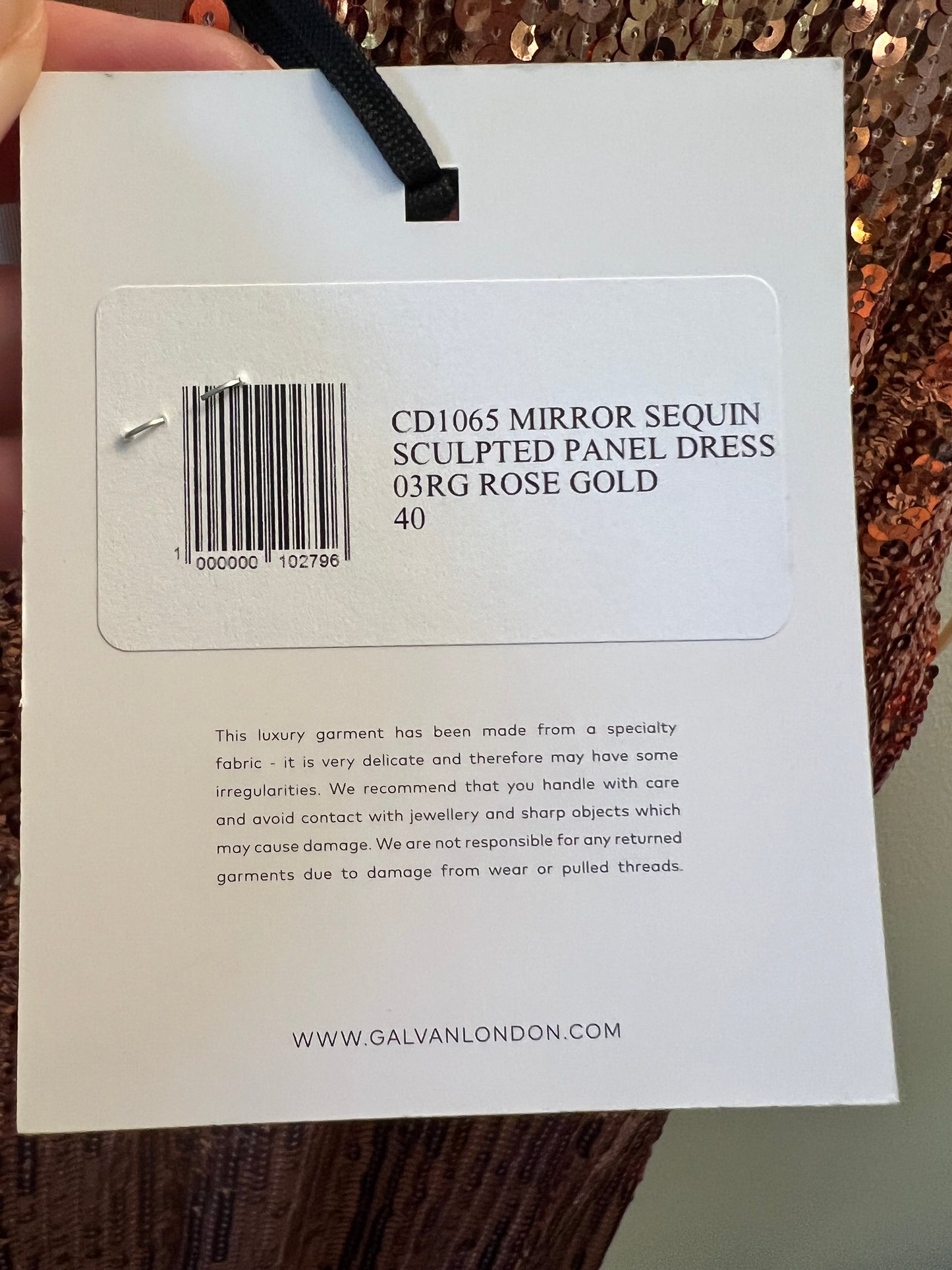Galvan London NWT Dress size 8