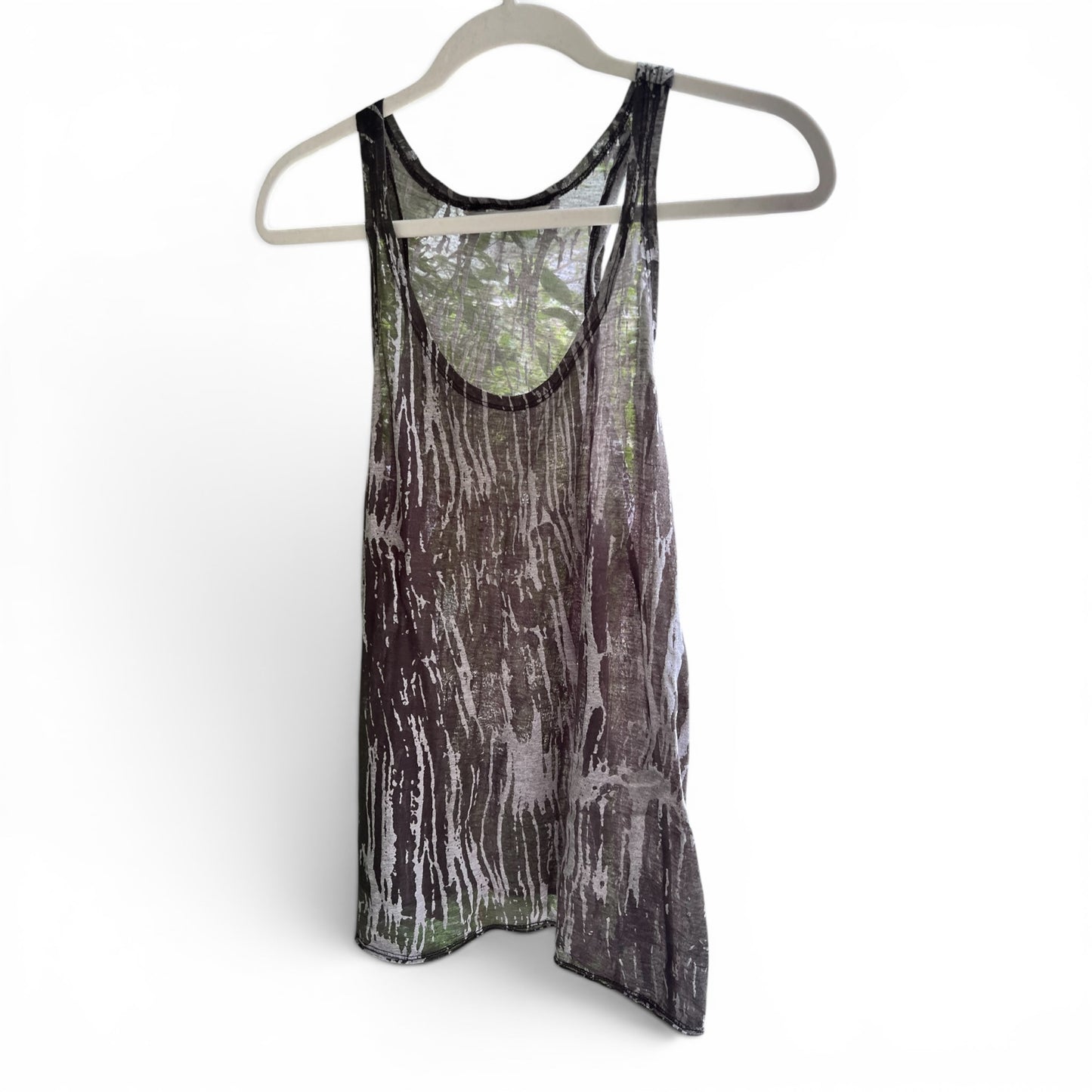 BCBGeneration Sheer Racerback Tank, size large