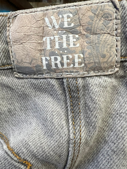 We The Free Gray Barrel Leg Jeans size 27