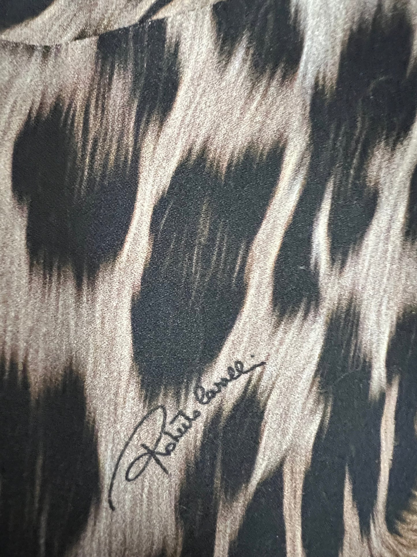 NWT Roberto Cavalli Leopard Bustier Top size 38