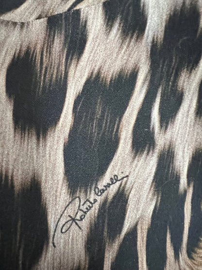 NWT Roberto Cavalli Leopard Bustier Top size 38