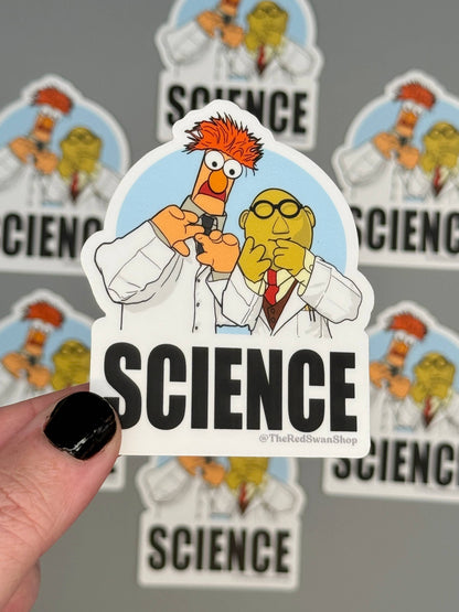 The Muppets - Bunsen and Beaker Sticker - Vinyl Decal