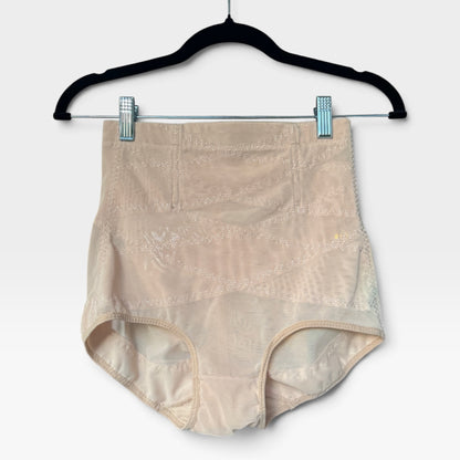 High-Waisted Tummy Control Pink/Nude Underwear, Unworn, Washed, Size M