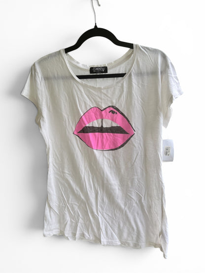 NWT Signorelli Bloomingdale’s Pink Lips T-Shirt, Size L