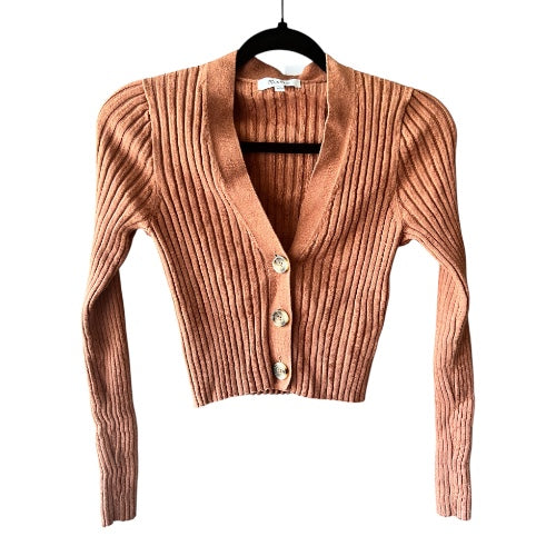 Madewell Cropped Ribbed Cardigan Sweater, size s