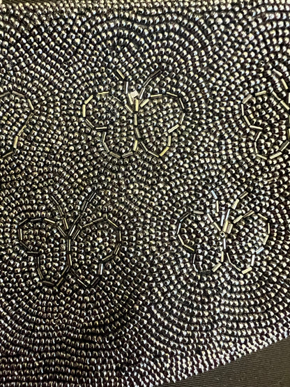 Vintage Beaded Butterfly Evening Bag Clutch