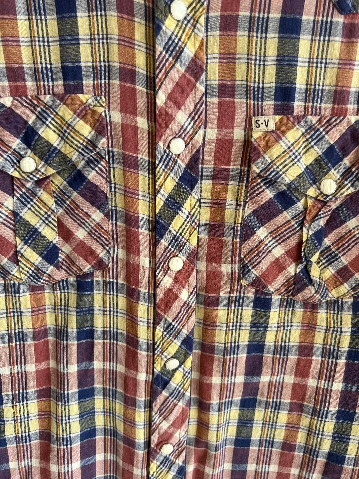 Vintage Salt Valley Western Button Up Shirt, size s
