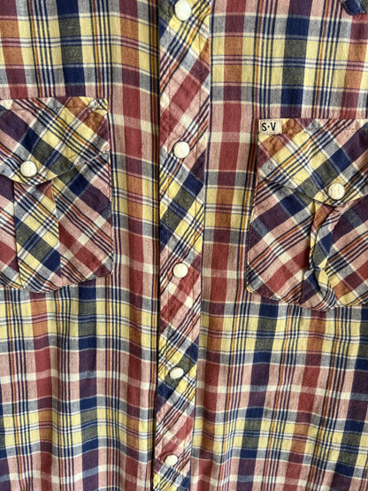 Vintage Salt Valley Western Button Up Shirt, size s