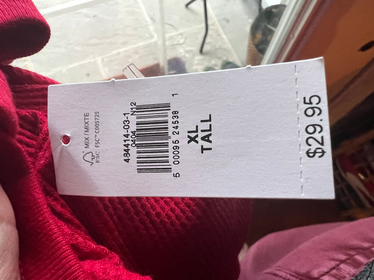 NWT Gap Waffle Tee & EUC Gap Waffle Henley - Bundle of Two  - XL Tall