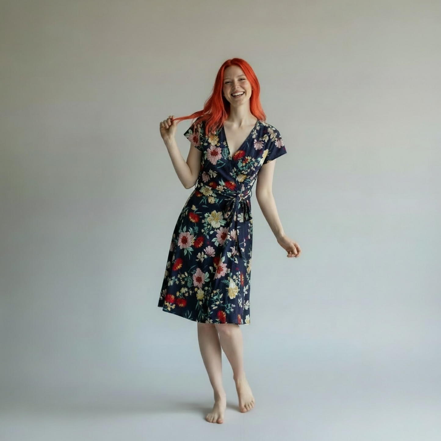 Yumi Kim Floral Wrap Dress, size xs