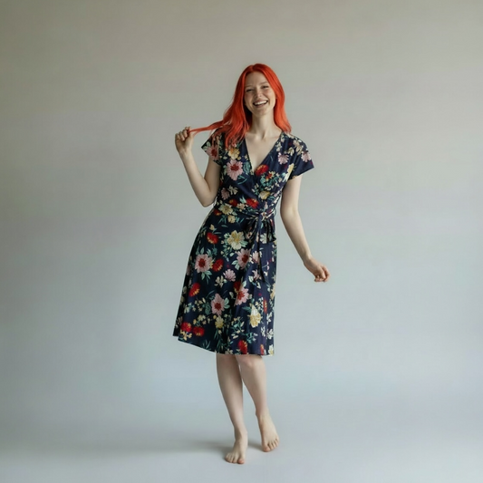 Yumi Kim Floral Wrap Dress, size xs