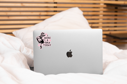 Sticker - I Wore a Bra Today - cowgirl, west, mental health