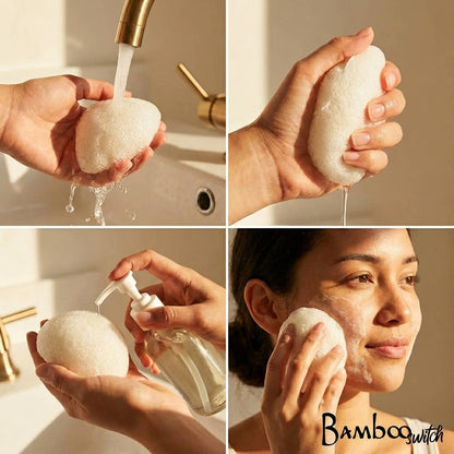 Natural Konjac Facial Cleansing Sponge | Eco Friendly | Zero Waste