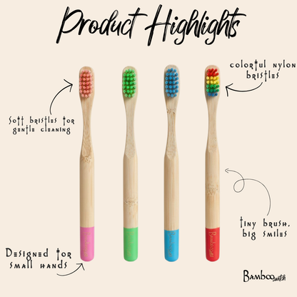Bamboo Kids Toothbrush | Summer Bestseller