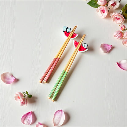 2x Watermelon Panda Chopstick Rest | Summer Bestseller | So Cute!!