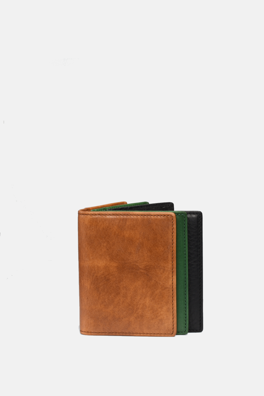 Slim Bi-fold Men’s Wallet, 100% Top-Grain Italian Leather, Colors