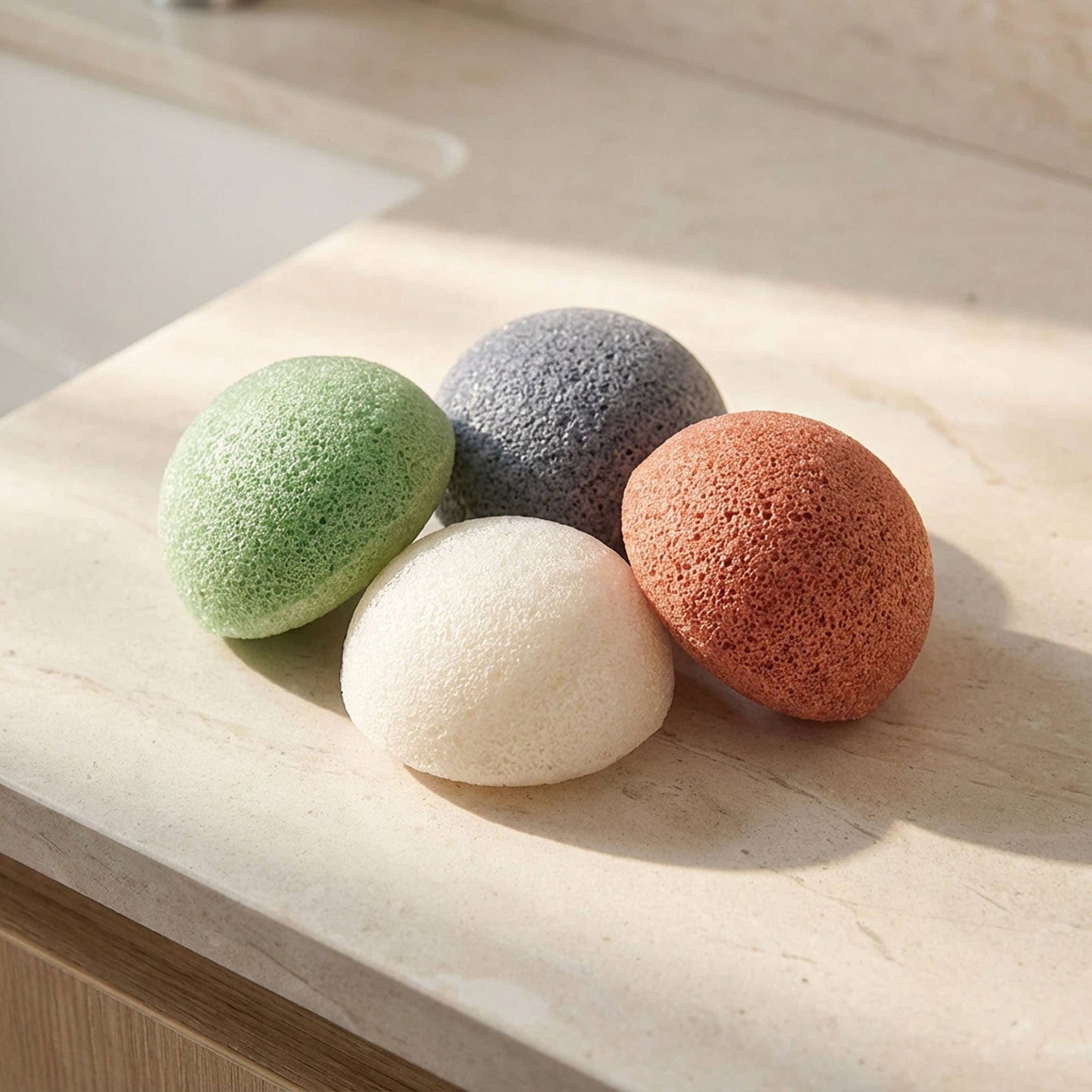 Natural Konjac Facial Cleansing Sponge | Eco Friendly | Zero Waste