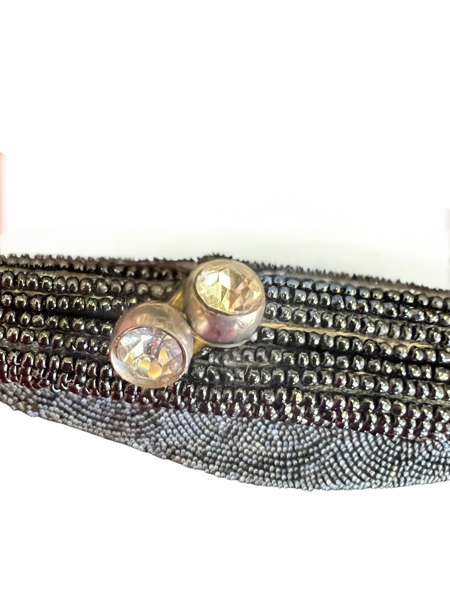 Vintage Beaded Butterfly Evening Bag Clutch