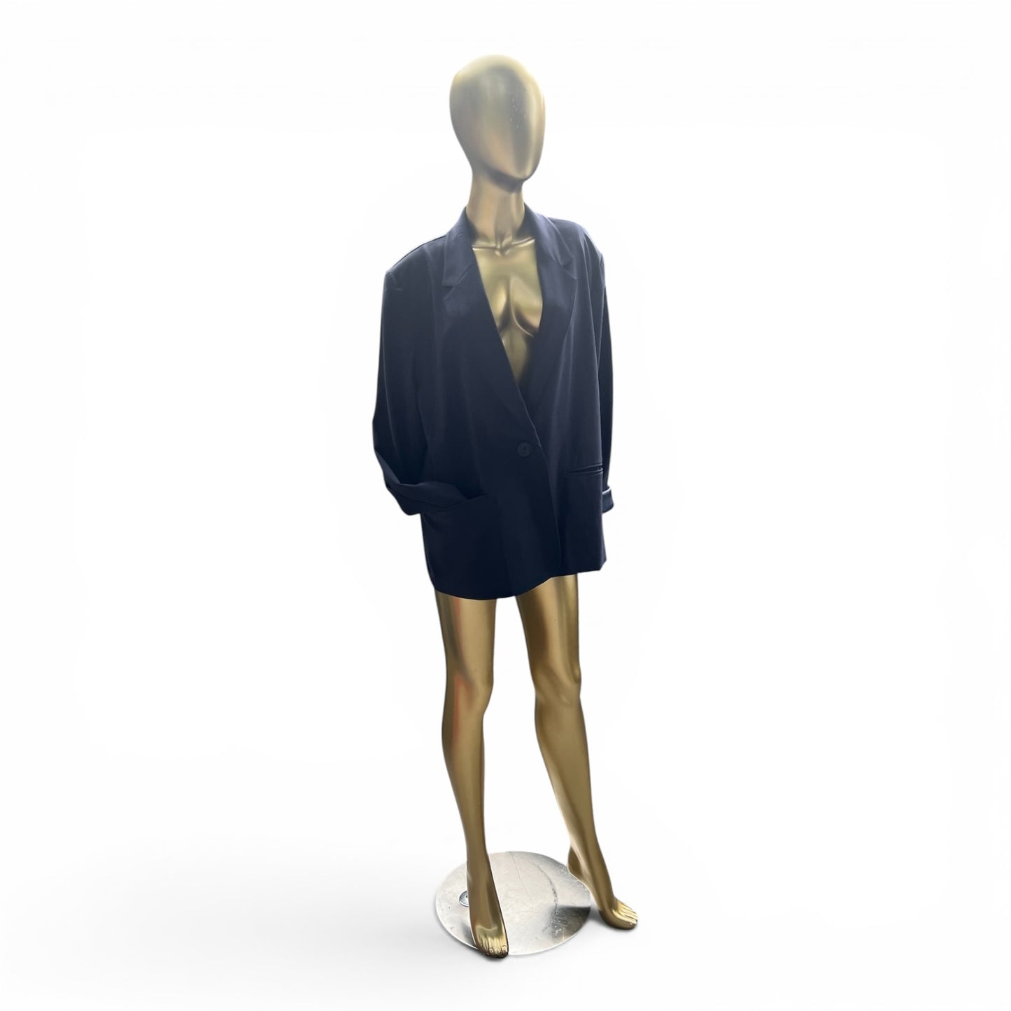 Black Sag Harbor Stretch Blazer Suit Jacket, Gently Pre-Owned, Size XL