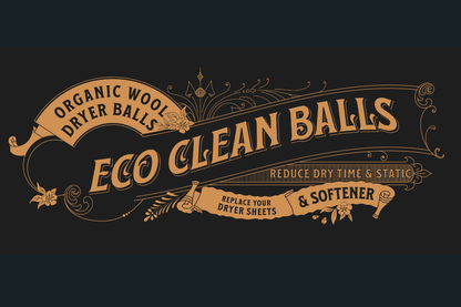 Eco Clean Dryer Balls, Organic, without packaging