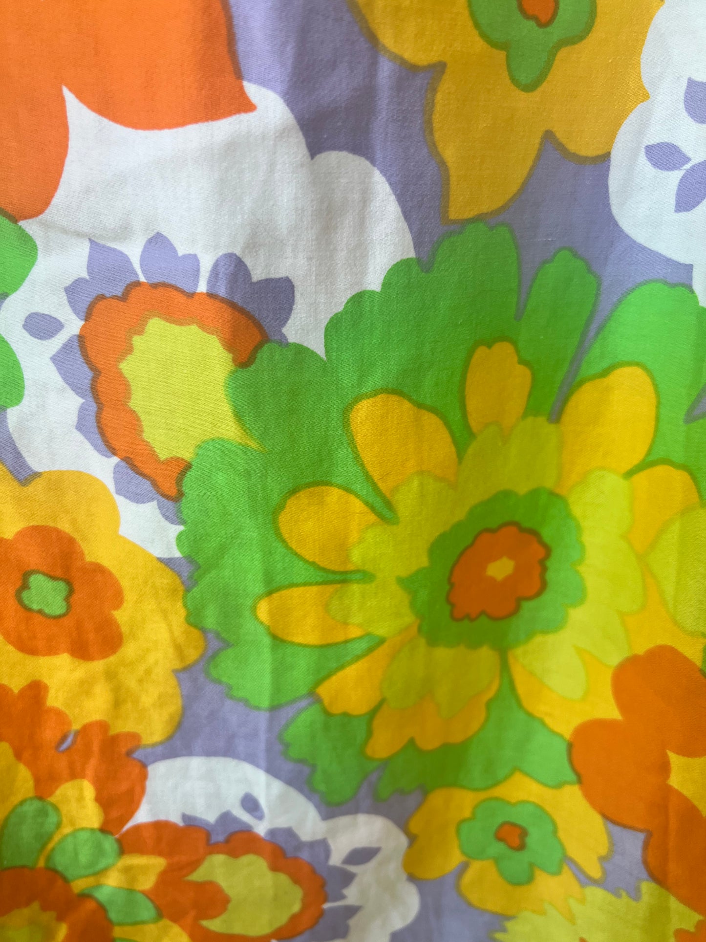 True Vintage 60s Bold Maximalist Floral Dress, Made in Japan, Mod Style, Size S
