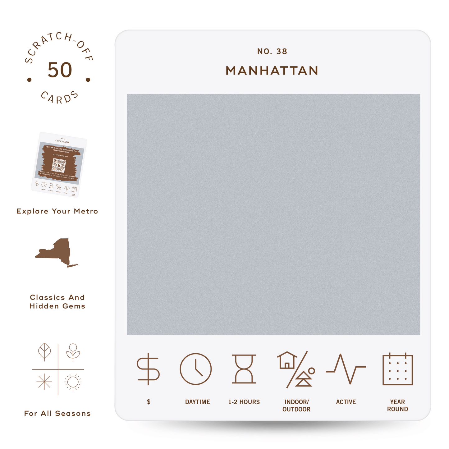 New York City Adventure Bucket List Cards
