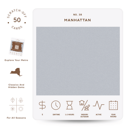 New York City Adventure Bucket List Cards