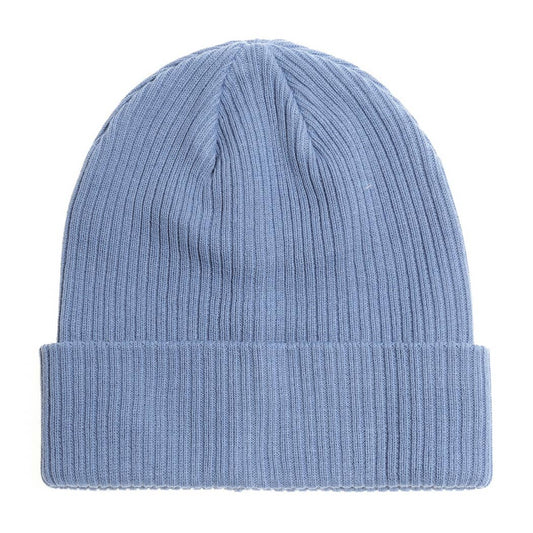 Unisex Cotton Knitted Beanie - Sky Blue