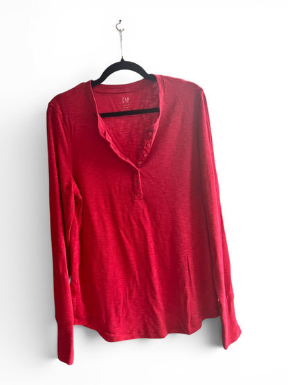 NWT Gap Waffle Tee & EUC Gap Waffle Henley - Bundle of Two  - XL Tall