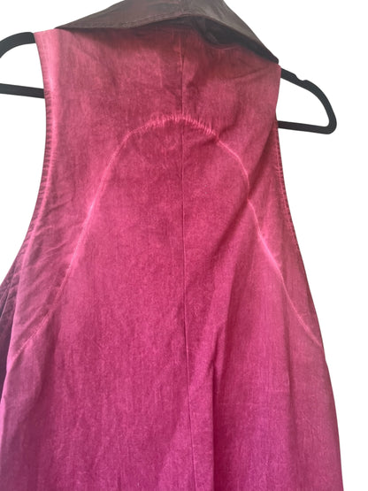 Kekoo Design Fuchsia Avant Garde Lagenlook Dress, Size S