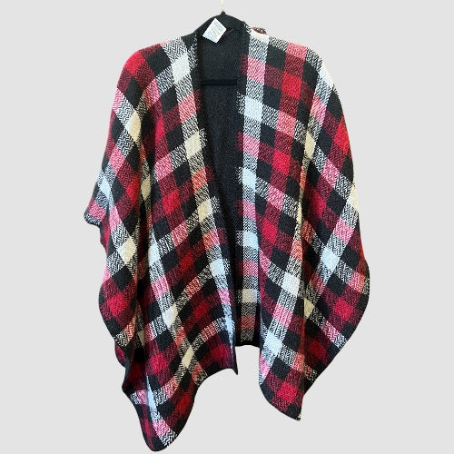 Woolrich Plaid Blanket Shawl, one size