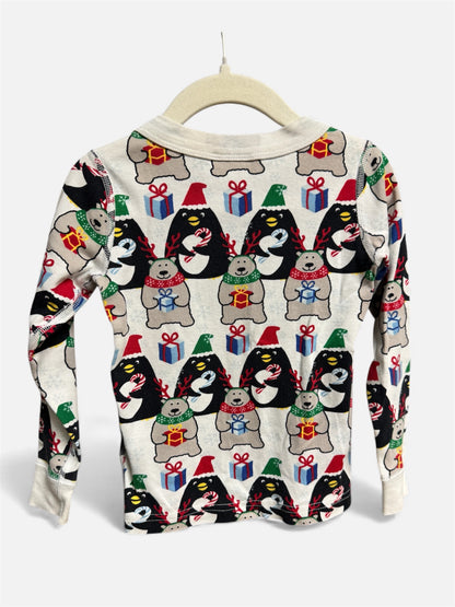 Hanna Andersson Christmas Pajamas, Kids Size 4