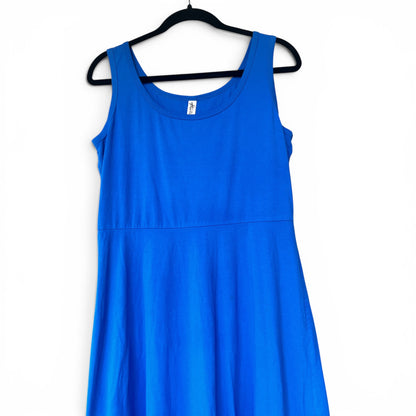 Herou Royal Blue Sleeveless Tank Dress, Size L