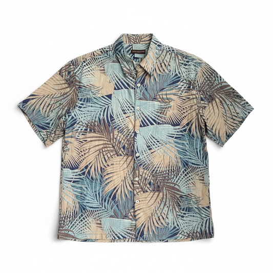 Tori Richard Vintage Aloha Shirt, Made in Hawaii, 100% Cotton, Size M