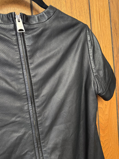 Anine Bing Leather T-shirt - size xs