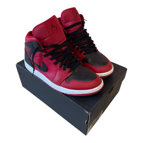 Nike Air Jordan 1, Red, Black, White size 8
