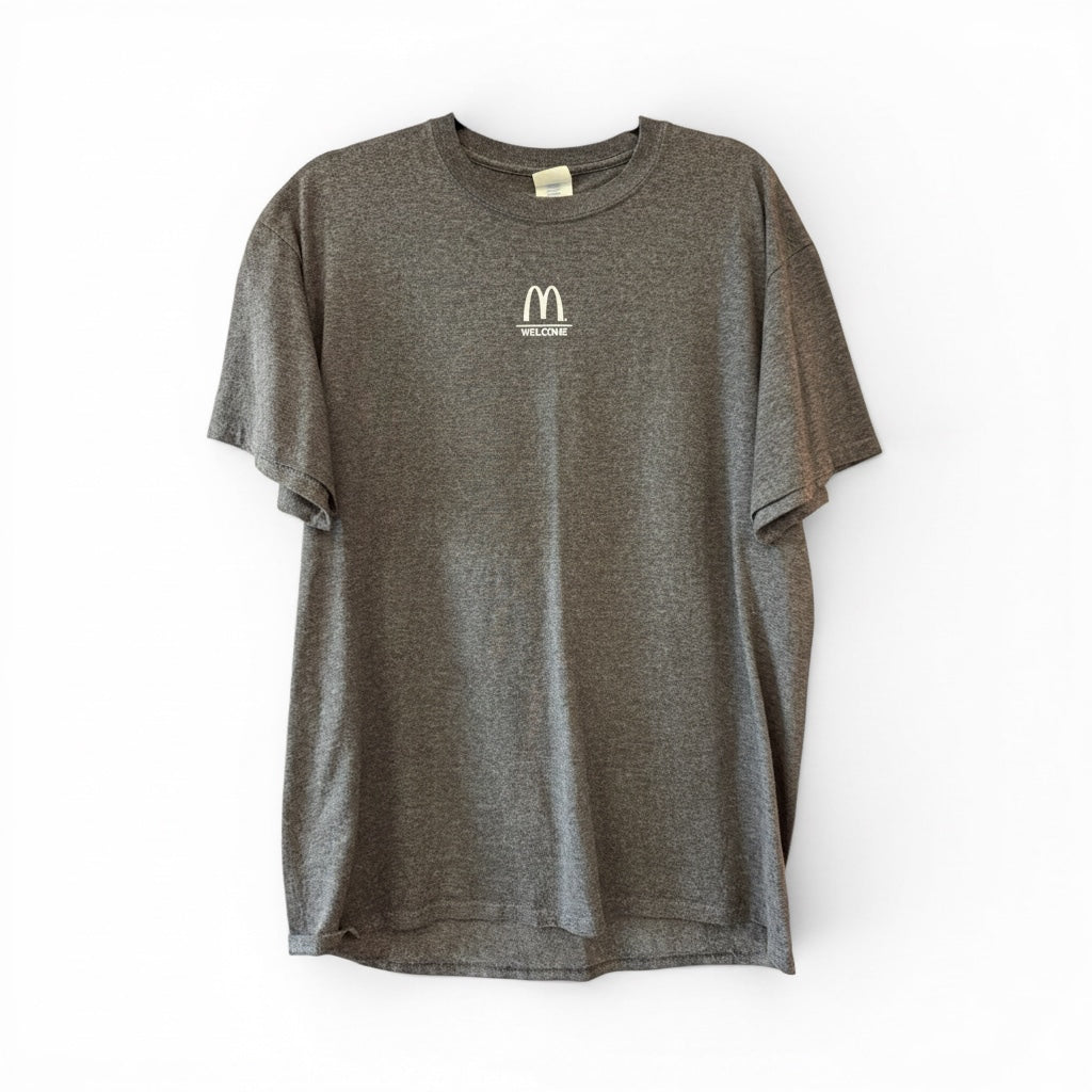 Gray Vintage McDonalds “Welcome” T-Shirt, size large
