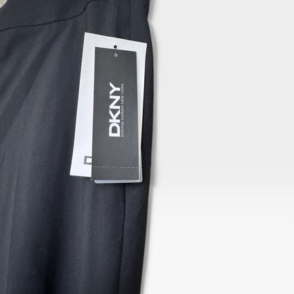 NWT DKNY Perry Black Slim Fit Cropped Trousers, Size 14