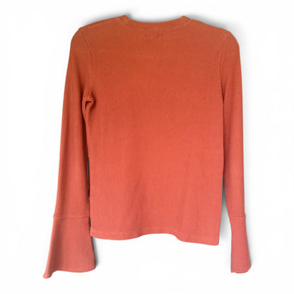 Madewell Rust Color Long Sleeve Shirt, Size S