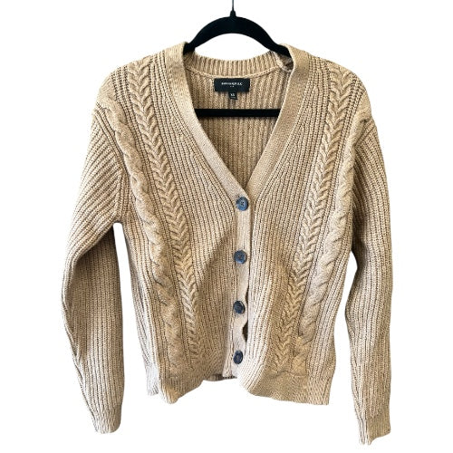 Banana Republic Beige Cable Knit Cardigan, size xs