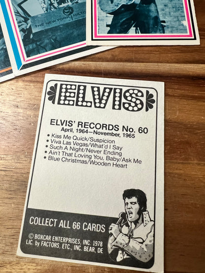 10-Pack Elvis Presley Trading Cards 1978