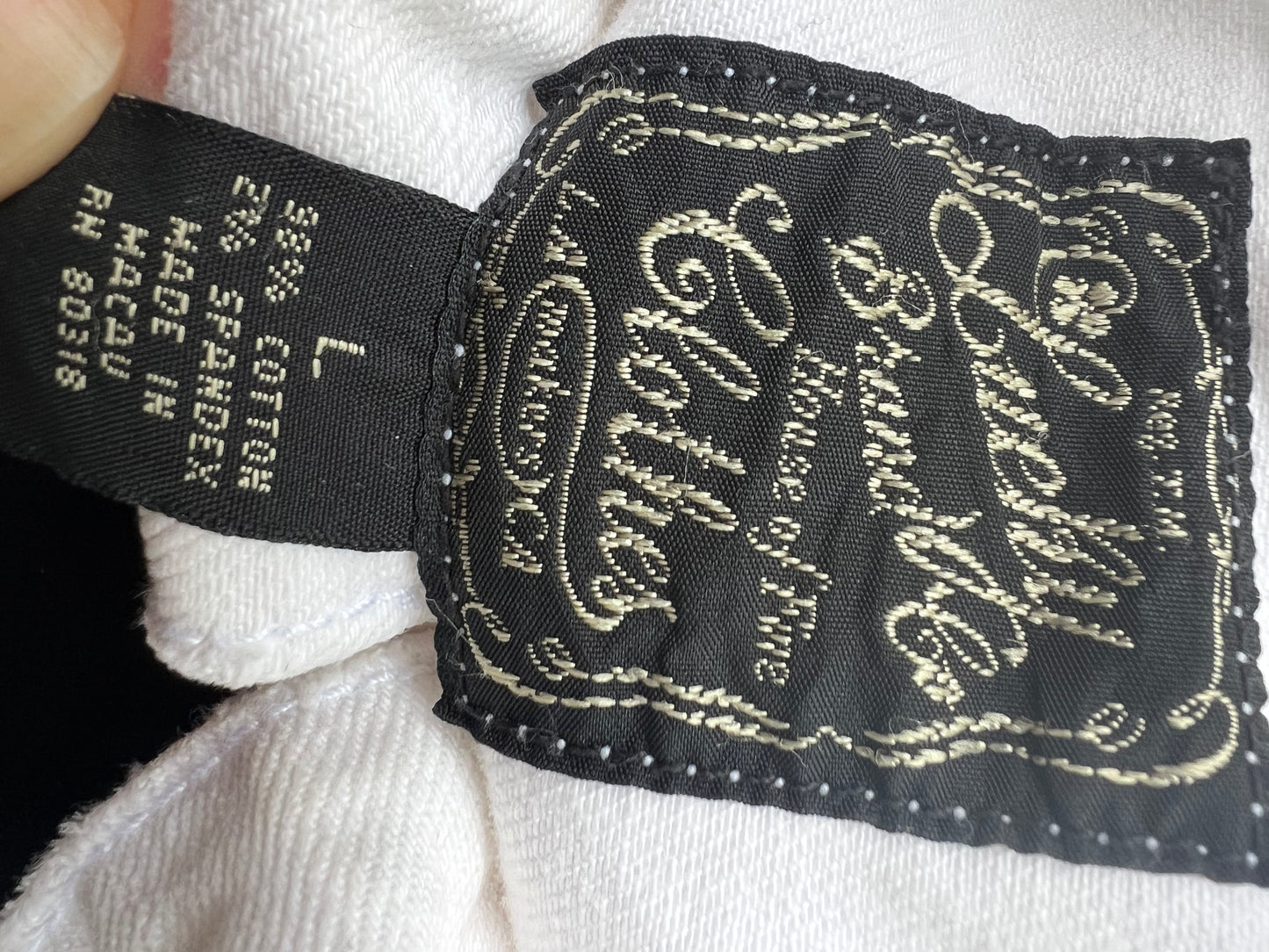 Lucky Brand White Studded Jean Jacket, size large