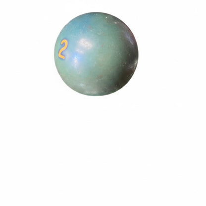 Lucky Vintage Billiard Ball With Clear Lucite Display Stand (Single)