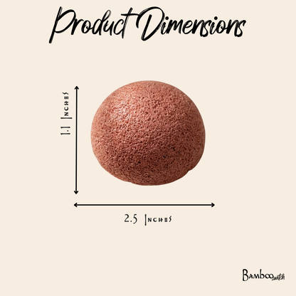 Natural Konjac Facial Cleansing Sponge | Eco Friendly | Zero Waste