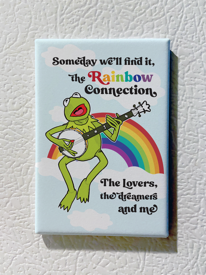 Kermit T. Frog Souvenir Magnet - The Rainbow Connection