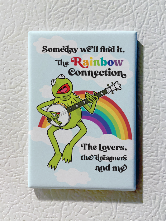 Kermit T. Frog Refrigerator Magnet - The Rainbow Connection