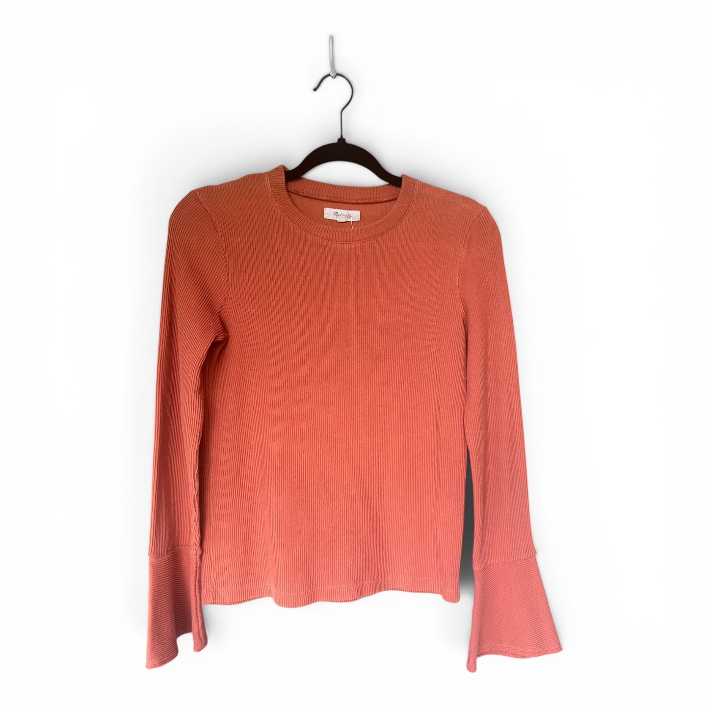 Madewell Rust Color Long Sleeve Shirt, Size S