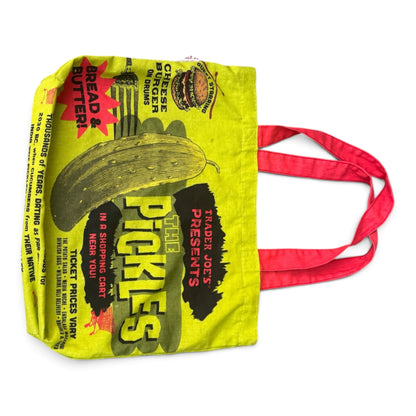 Trader Joe’s Pickle In A Jar Canvas Tote Bag | Shopping Bag